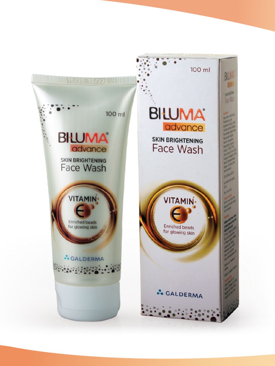 BI-LUMA Advance Skin Brightening Face Wash with Vitamin E & Aloe for Even Skin Tone- 100ml