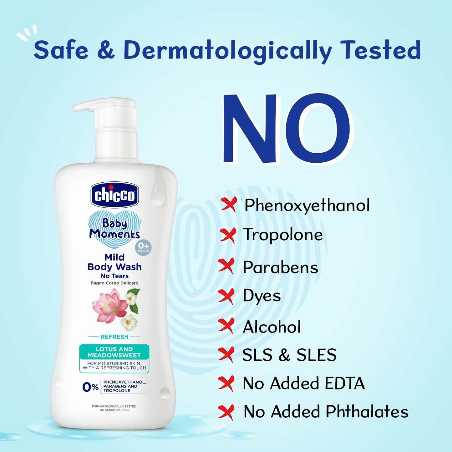 Chicco Baby Moments Mild Body Wash With Lotus & Meadowsweet
