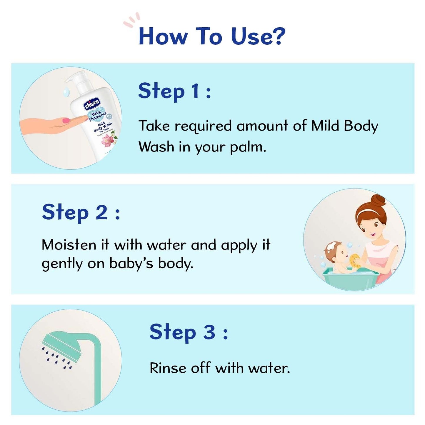 Chicco Baby Moments Mild Body Wash With Lotus & Meadowsweet