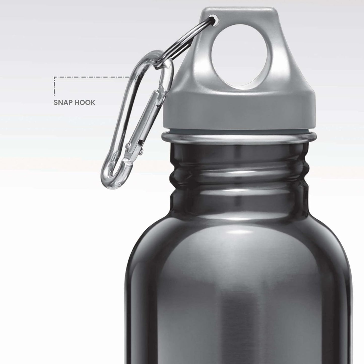 Milton Alive 750 Stainless Steel Water Bottle with Screw Top Lid