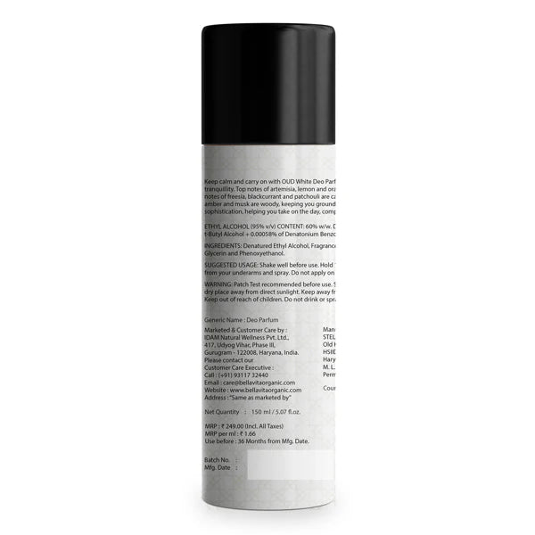 Bellavita OUD WHITE DEO PARFUM