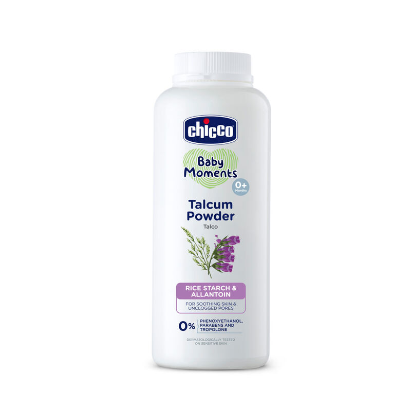 Chicco Baby Moments Talcum Powder Soothes & Moisturizes