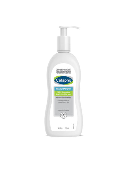 Cetaphil Restoraderm Body Moisturizer to Repair Skin Barrier for Dry Itchy Skin - 295ml