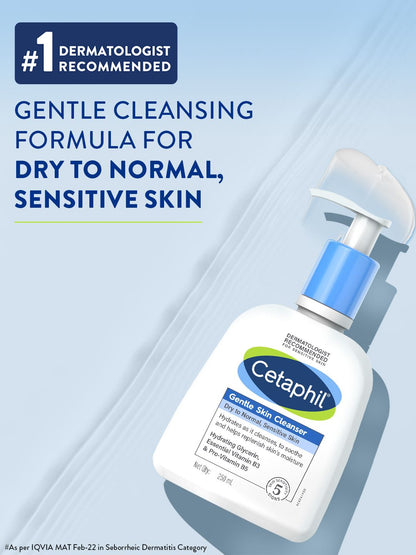 Cetaphil Gentle Skin Cleanser Hydrating Face Wash with Niacinamide & Vitamin B5