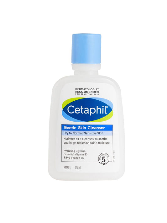 Cetaphil Gentle Skin Hydrating Face Wash Cleanser with Niacinamide & Vitamin B-125ml