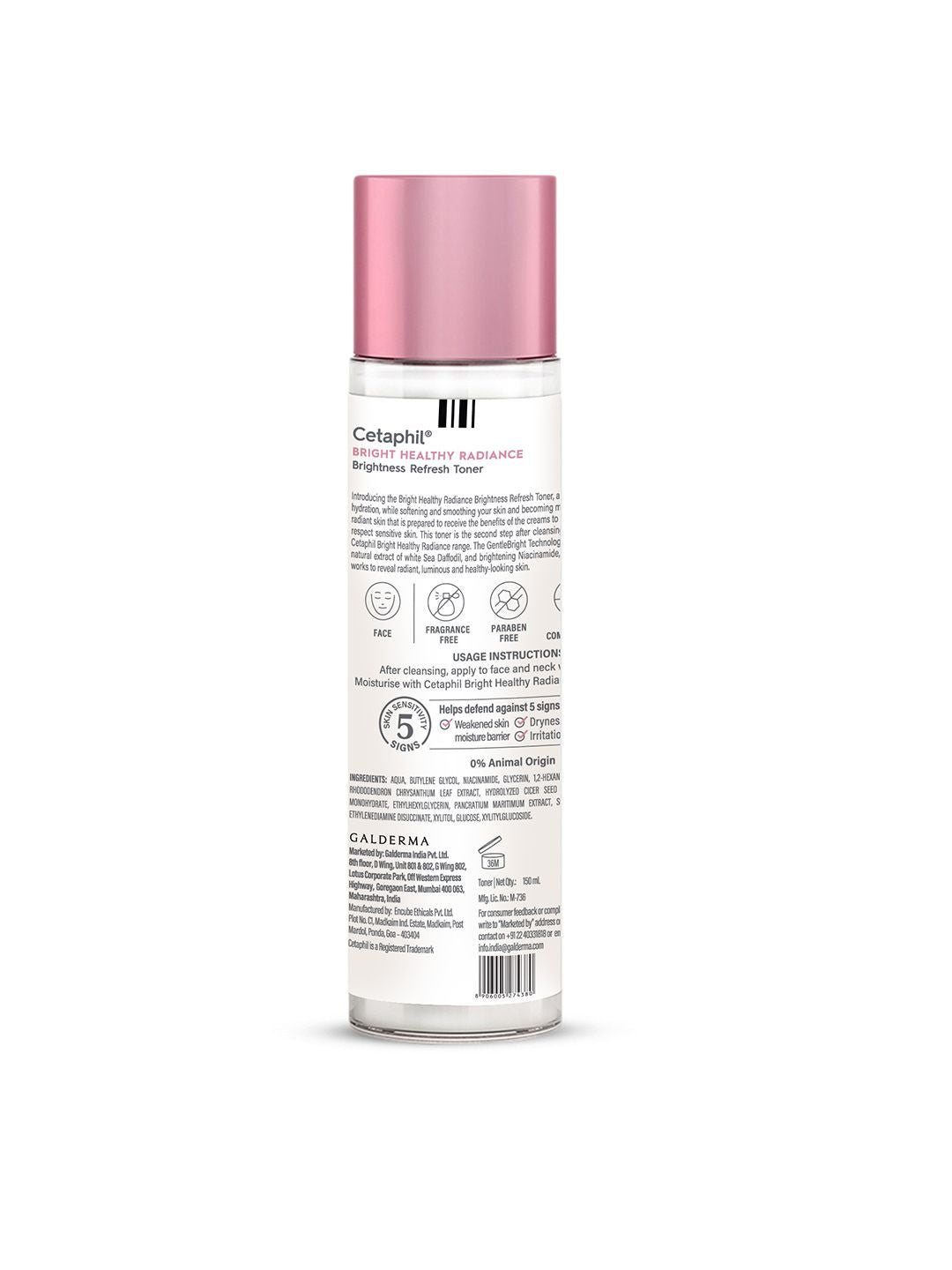 Cetaphil Bright Healthy Toner with Niacinamide & Vitamin B3 for Radiance & Refresh - 150ml