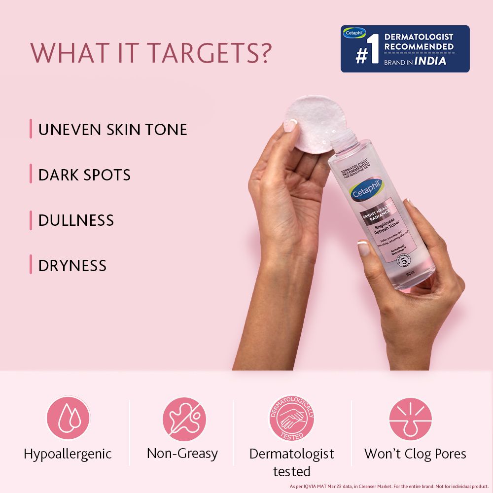 Cetaphil Bright Healthy Toner with Niacinamide & Vitamin B3 for Radiance & Refresh - 150ml