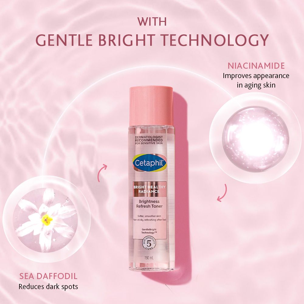 Cetaphil Bright Healthy Toner with Niacinamide & Vitamin B3 for Radiance & Refresh - 150ml