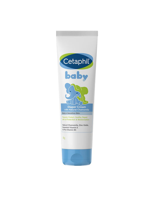 Cetaphil Non-Sticky Non-Greasy Baby Diaper Cream with Natural Ingredients - 70 g