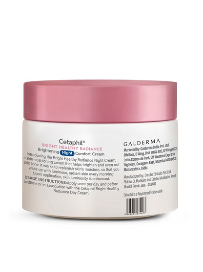 Cetaphil Bright Healthy Radiance Night Cream for Uneven Skin Tone with Niacinamide - 50 g