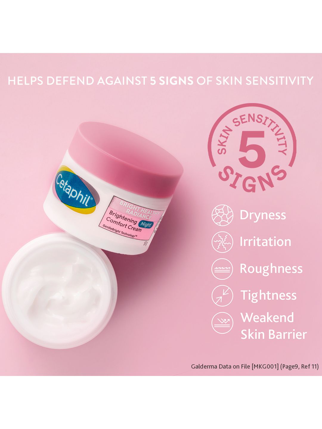 Cetaphil Bright Healthy Radiance Night Cream for Uneven Skin Tone with Niacinamide - 50 g