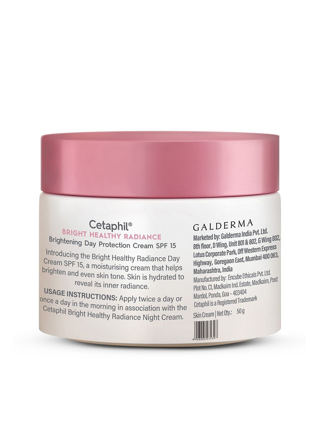 Cetaphil Bright Healthy Radiance Day Cream for Uneven Skin Tone with Niacinamide - 50 g