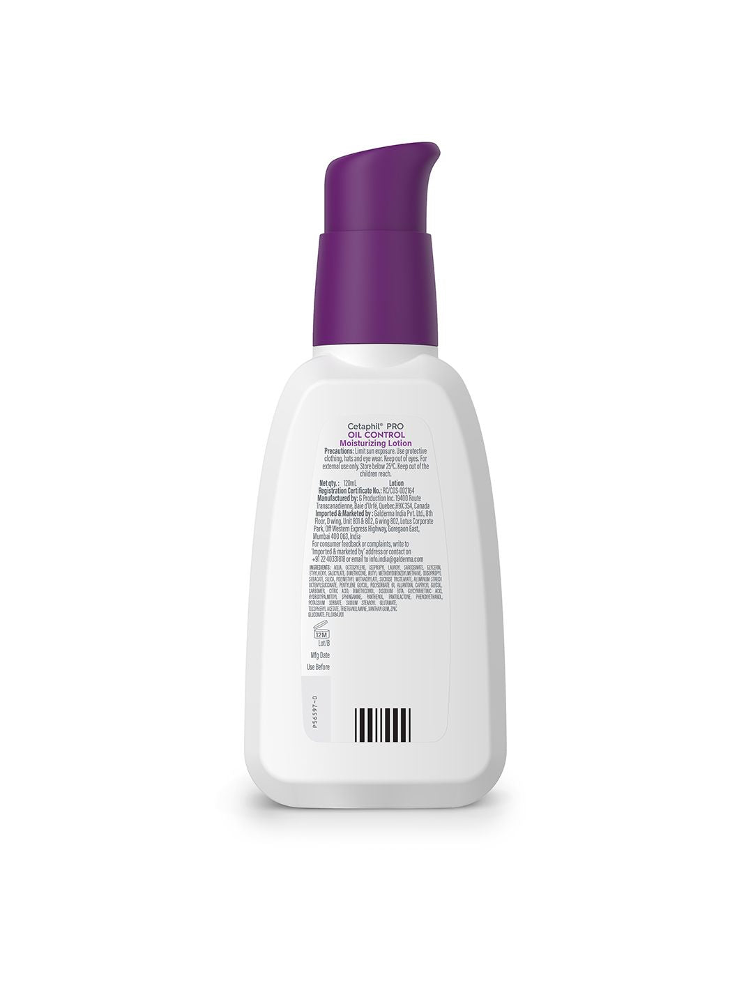 Cetaphil PRO Oil Control Matte Finish SPF 30 Moisturising Lotion - 120 ml