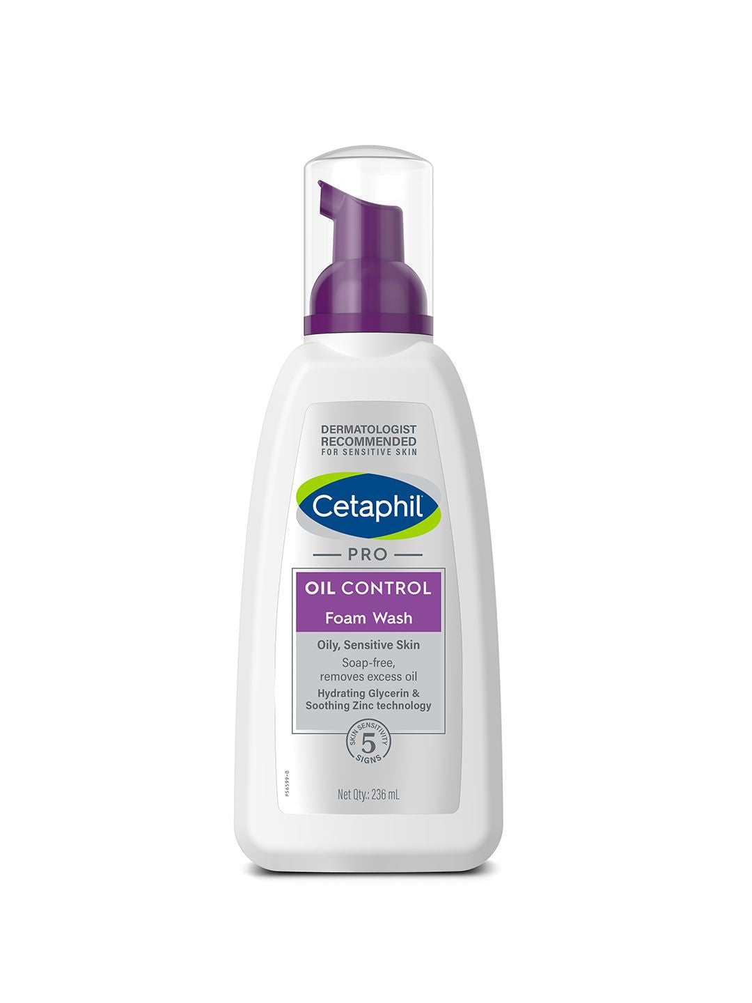 Cetaphil PRO Oil Control Foam Face Wash for Acne & Oily Prone Skin - 236 ml