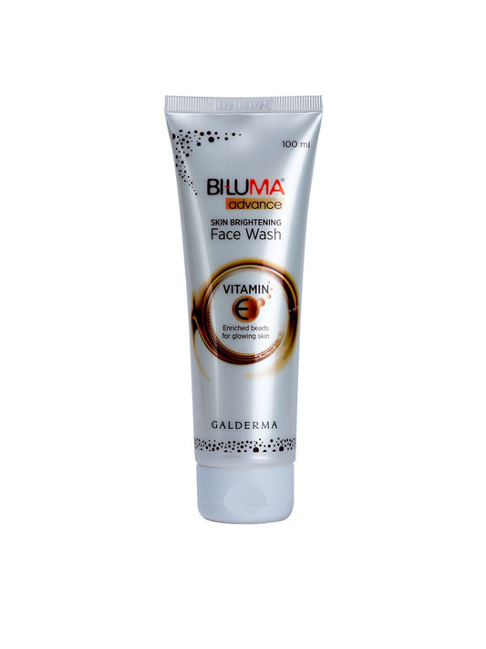 BI-LUMA Advance Skin Brightening Face Wash with Vitamin E & Aloe for Even Skin Tone- 100ml
