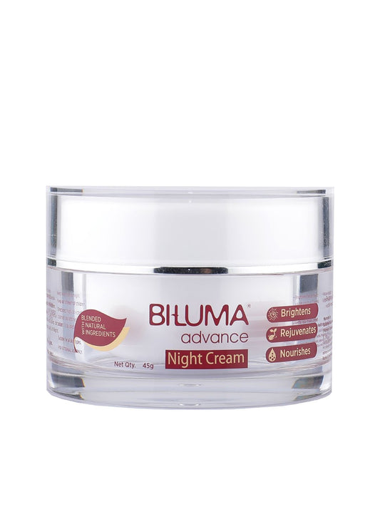 BI-LUMA Advance Skin Brightening Night Cream with Vitamin C & Hyaluronic acid - 45g