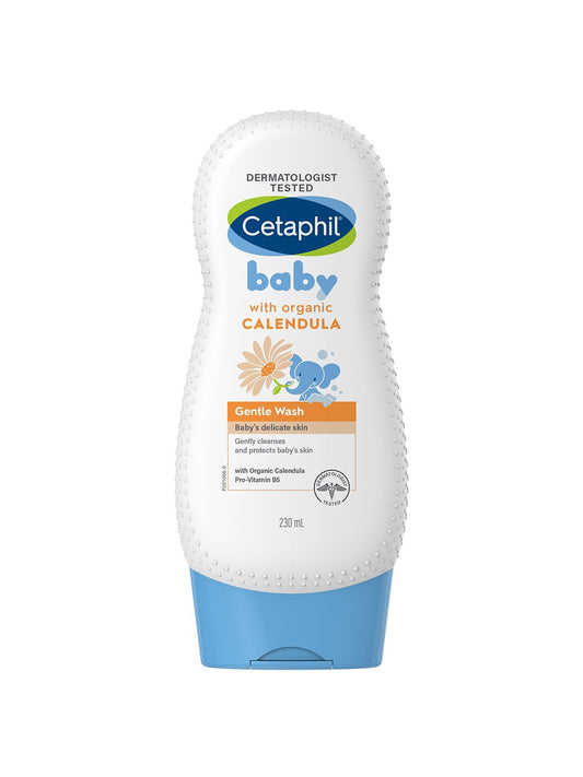 Cetaphil Baby Gentle Wash with Organic Calendula & Tear Free Formula - 230 ml