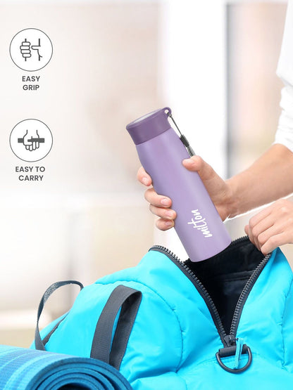 Milton Handy 650 Purple Single Walled Stainless Steel Water Bottle