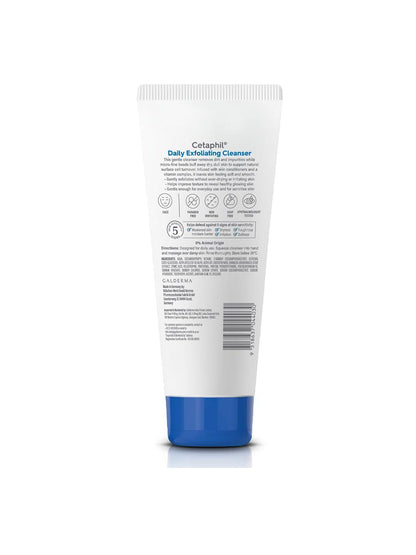 Cetaphil Daily Exfoliating Cleanser for All Skin Types to Remove Dirt & Oil - 178 ml