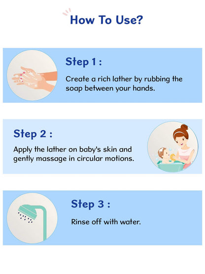 Chicco Buy 3 & Get 1 Free Baby Movement Soap For Nourished & Moisturized Skin
