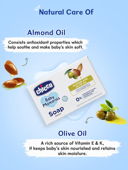 Chicco Buy 3 & Get 1 Free Baby Movement Soap For Nourished & Moisturized Skin
