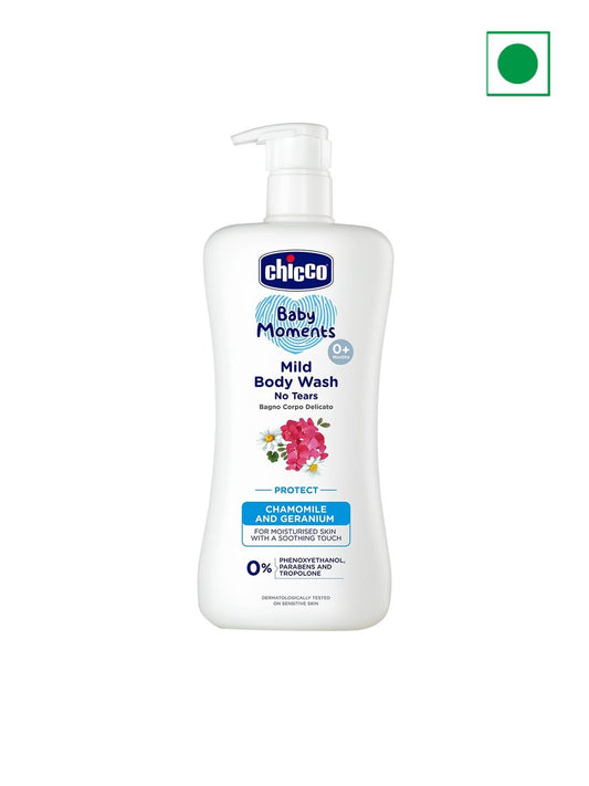 Chicco Baby Moments Mild Body Wash With Chamomile & Geranium