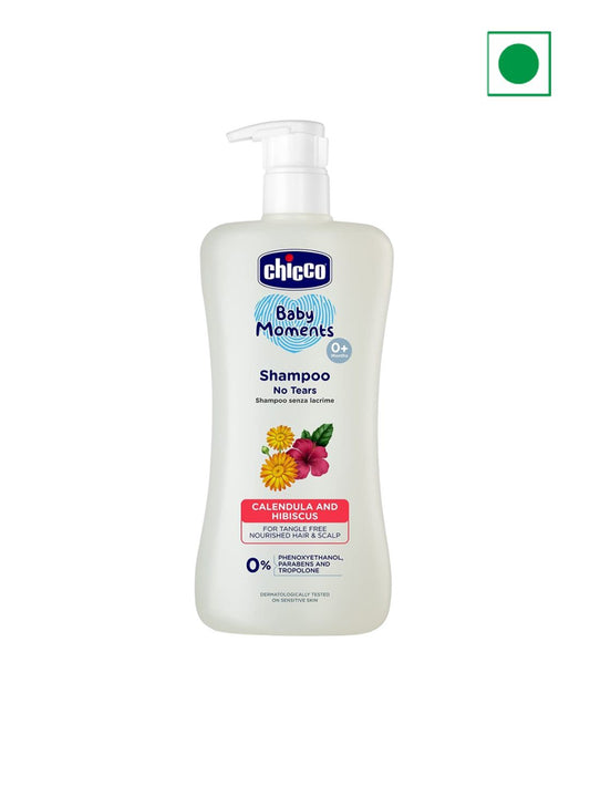 Chicco Baby Moments Shampoo for Tear-Free with Hibiscus & Calendula