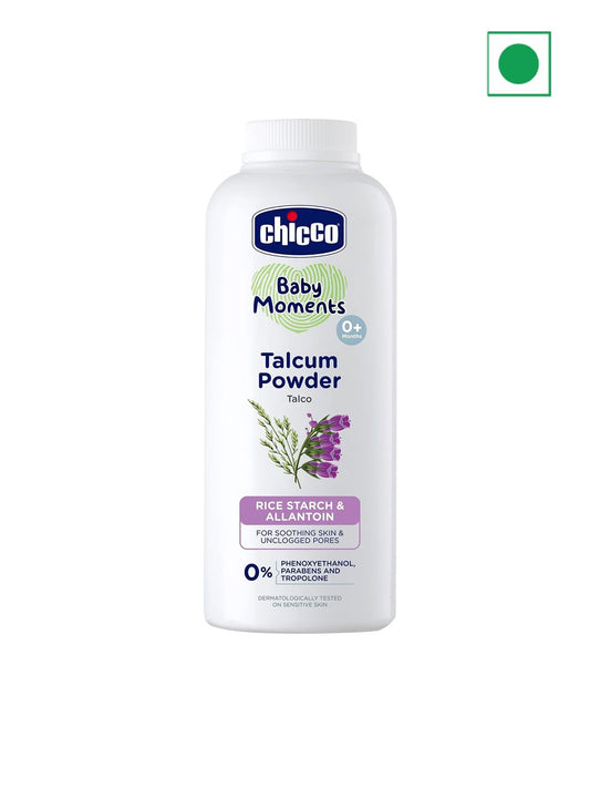 Chicco Baby Moments Talcum Powder Soothes & Moisturizes