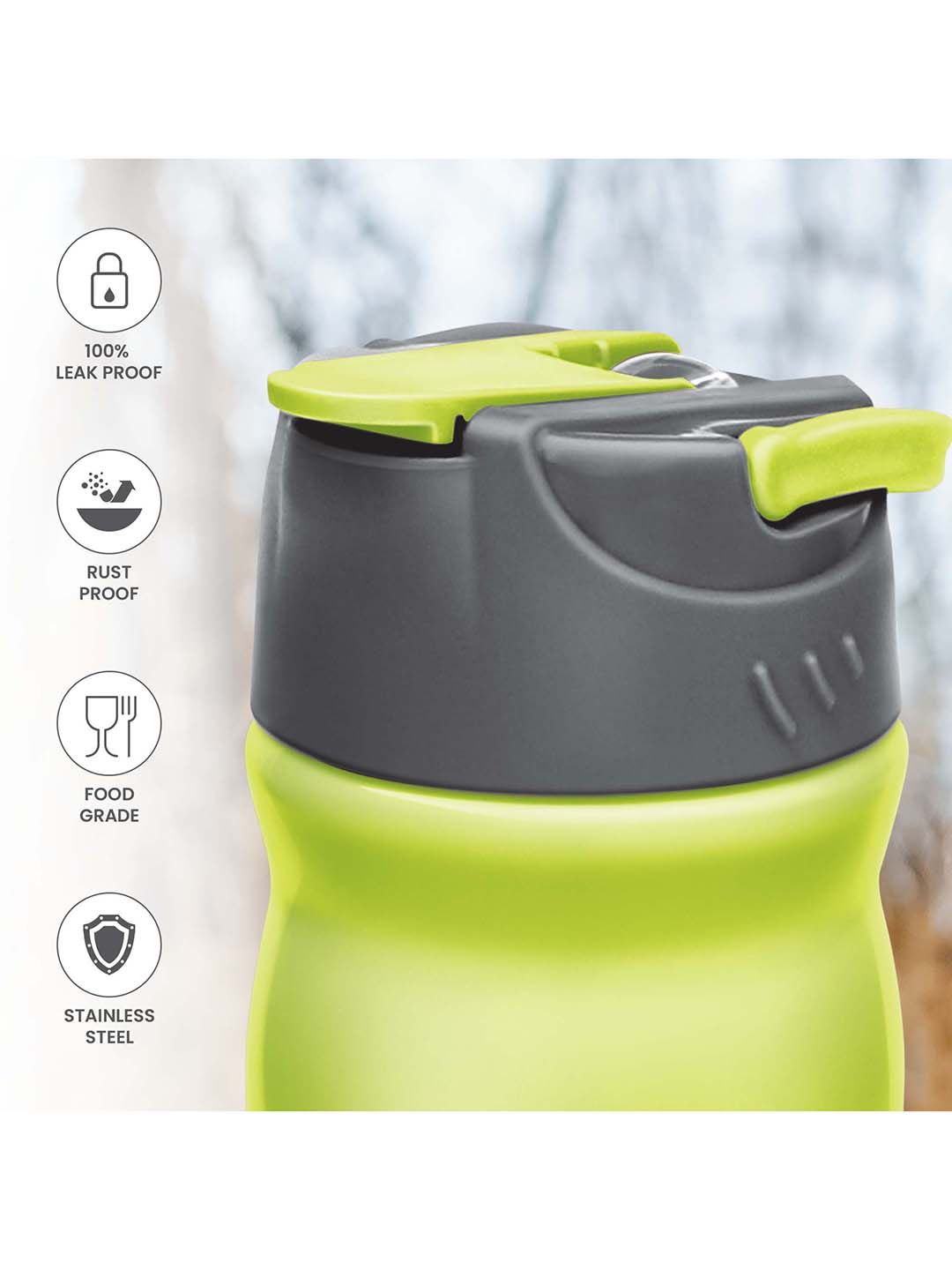 Milton Green Max Stainless Steel Sipper Water Bottle