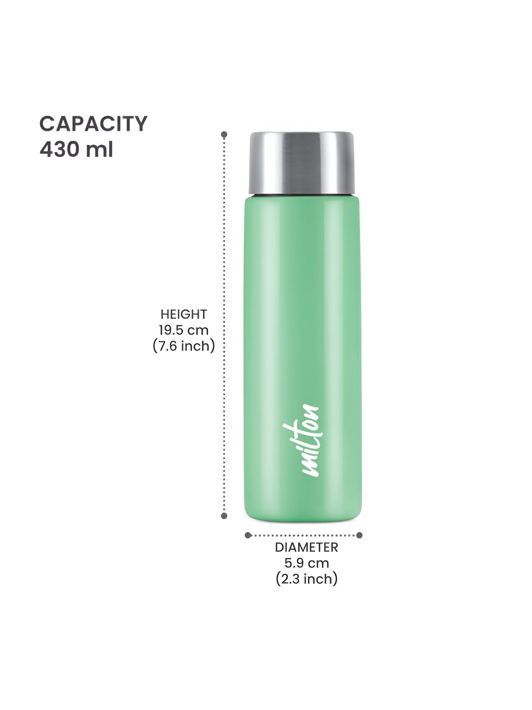 Milton Bitsy Stainless Steel Water Bottle - 450 ml