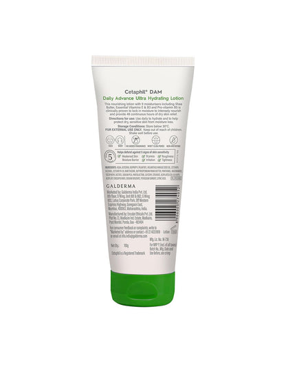 Cetaphil DAM Ultra Hydrating Lotion Long Lasting Moisturizer for Face & Body