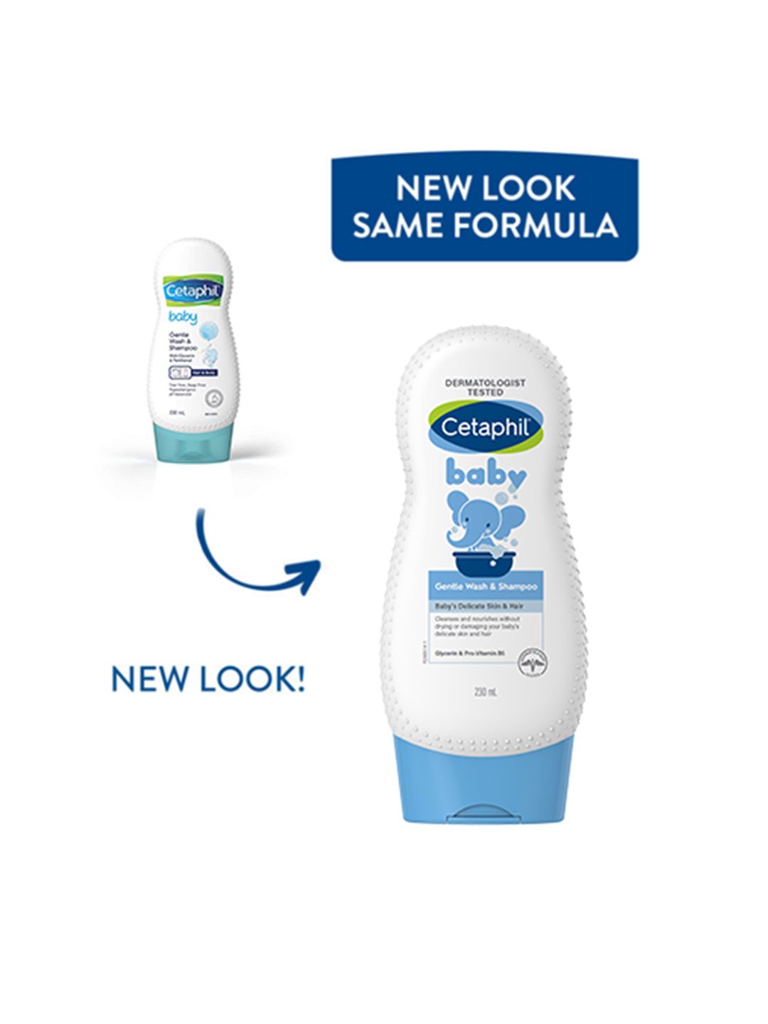 Cetaphil Baby Shampoo & Wash with Chamomile & Tear Free Formula - 230 ml