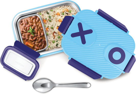 MILTON Stainless Steel Lunch Box | Leakproof Tiffin | 2 Containers