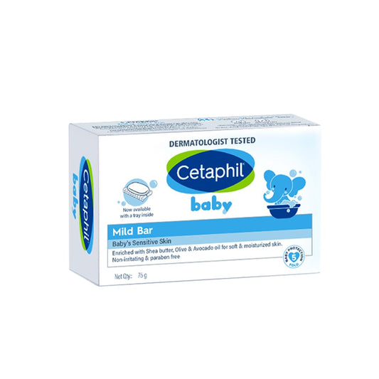 Cetaphil Baby Mild Bar 75gm, Kids Soap for Bath