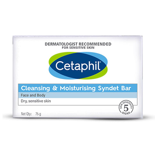 Cetaphil Cleansing and Moisturising Syndet Bar (For Sensitive Skin)