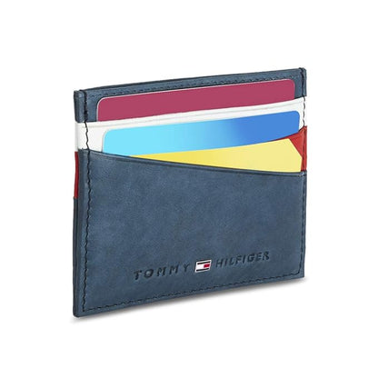 TOMMY HILFIGER TH/ CHURCHILL CH08 Card Holder NAVY+RED+WHITE