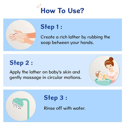 Chicco Baby Moments Bathing Soap for Babies with Almond & Olive Oil