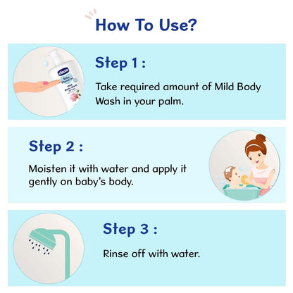 Chicco Baby Moments Mild Body Wash With Lotus & Meadowsweet