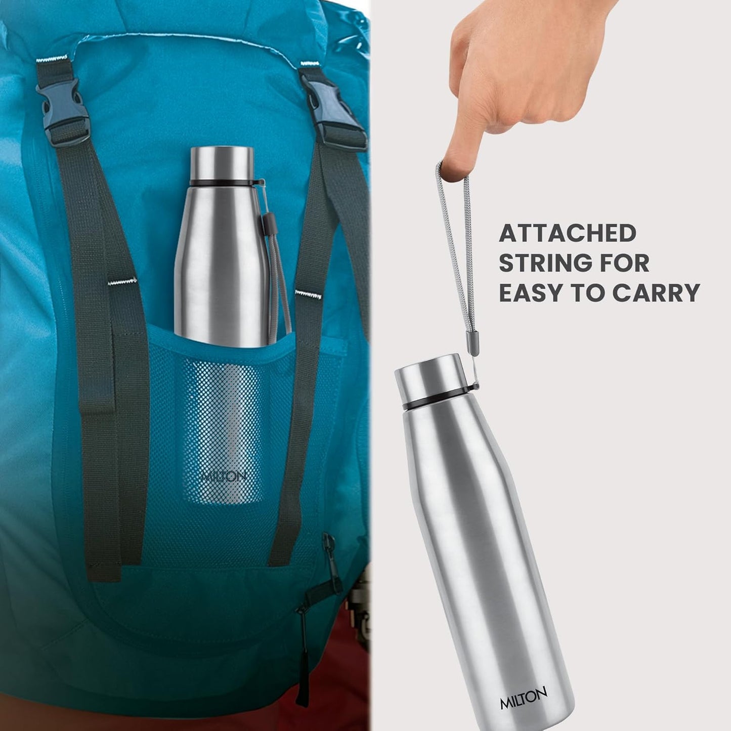 Milton Drift Stainless Steel Water Bottle 3 Piece Set - 1000ml