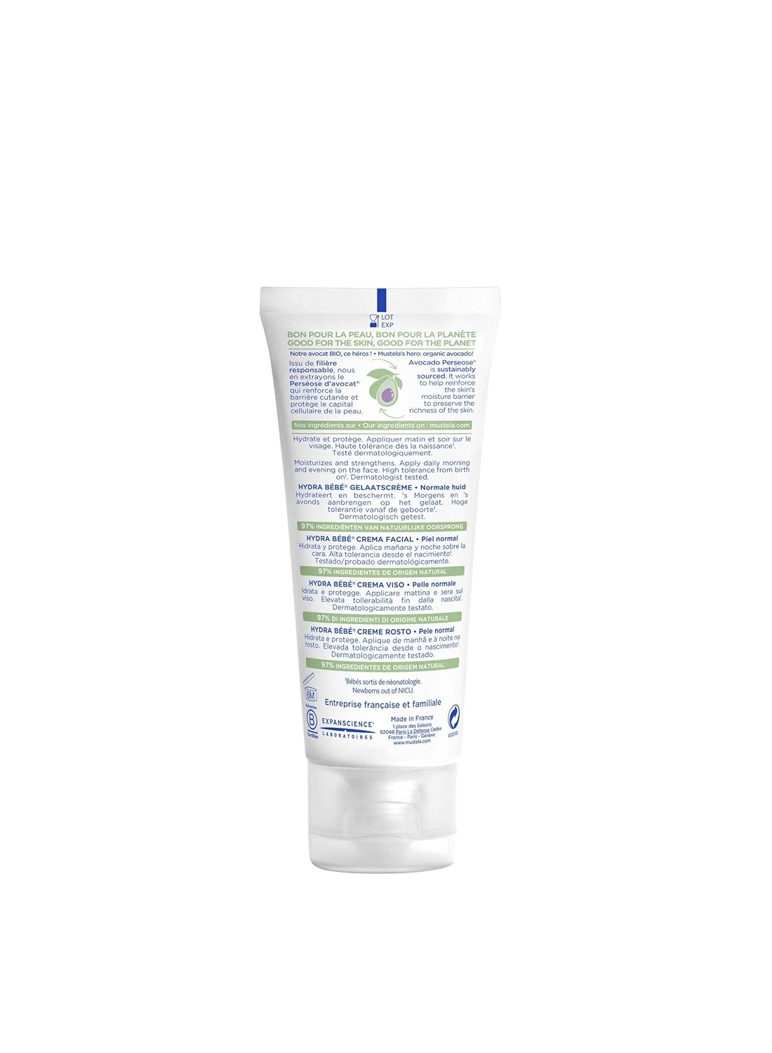 MUSTELA HYDRA BEBE BABY FACE CREAM