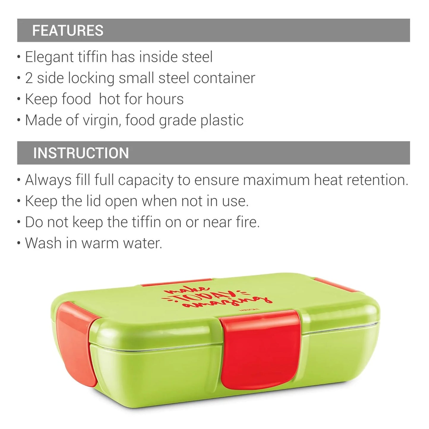 Milton Snap Lock Tiffin