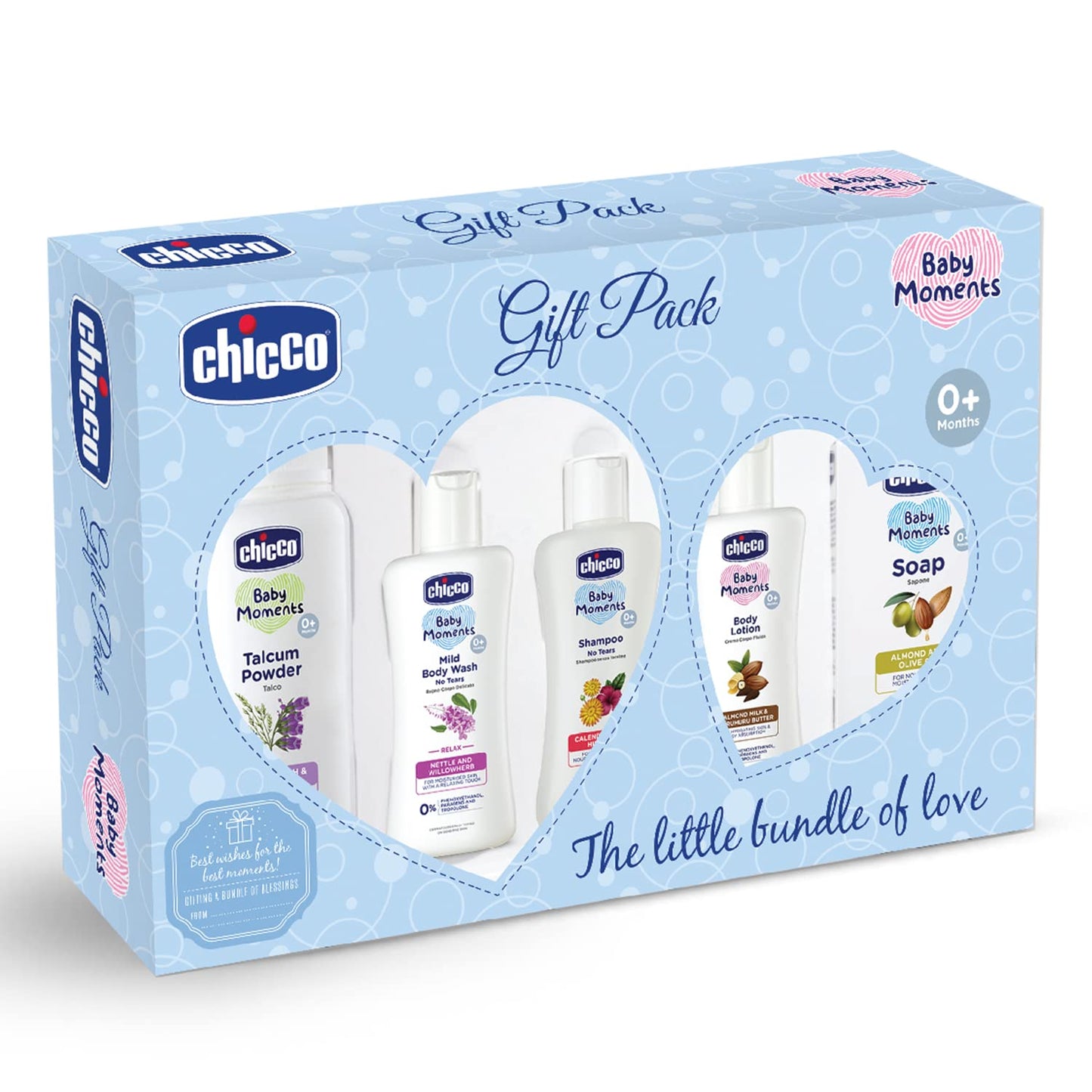 Chicco Baby Essential Gift Set Pink with CHICCO Baby Essential Gift Set Blue Gift