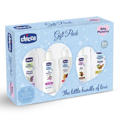 Chicco Baby Essential Gift Set Pink with CHICCO Baby Essential Gift Set Blue Gift