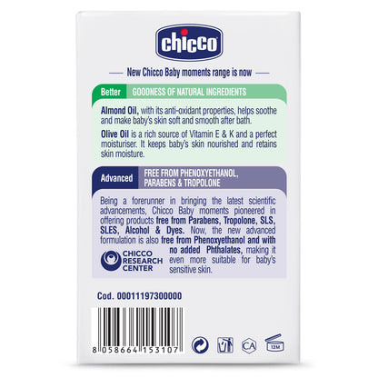 CHICCO  BABY SOAP  75 GRAMS PACK OF 3