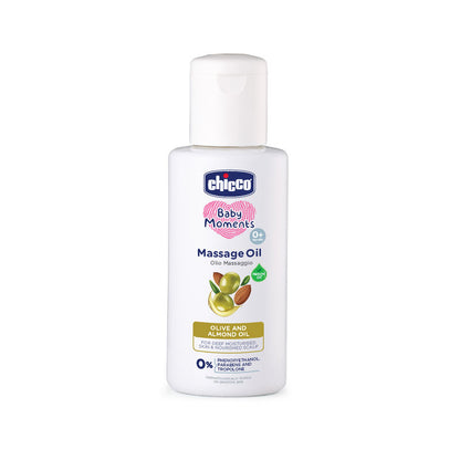 Chicco Baby Moments Moisturizing Massage Oil with Olive & Almond Oil