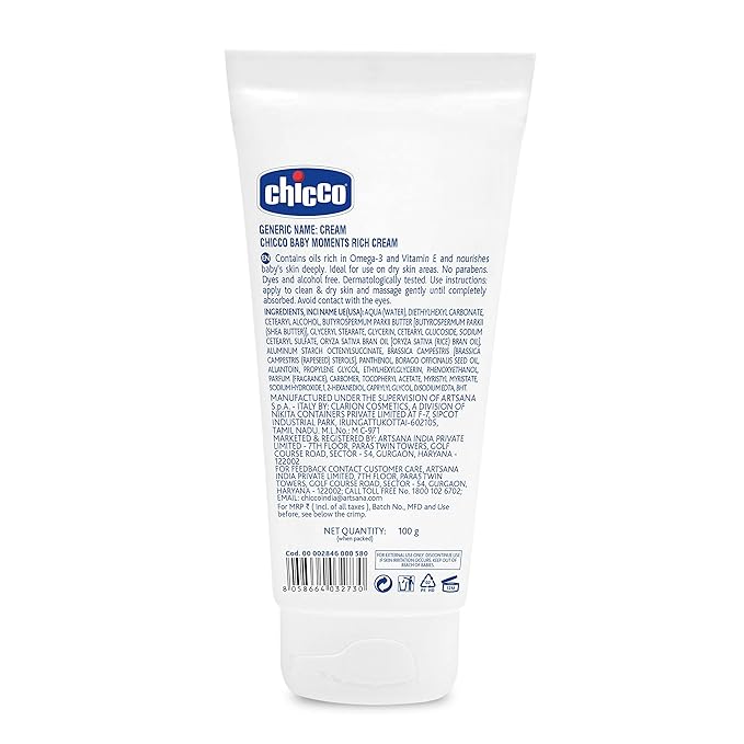 CHICCO  BABY RICH CREAM  100 GRM