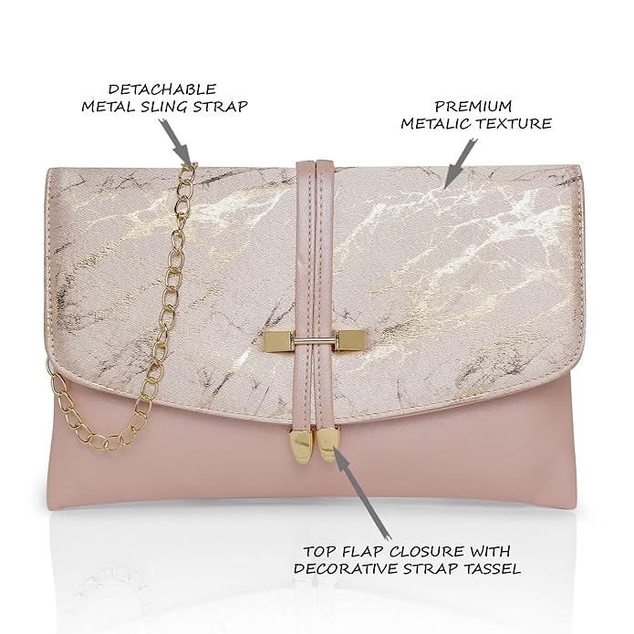 LAVIE  CHIRPY ENVELOPE CLUTCH WALLET LIGHT PINK