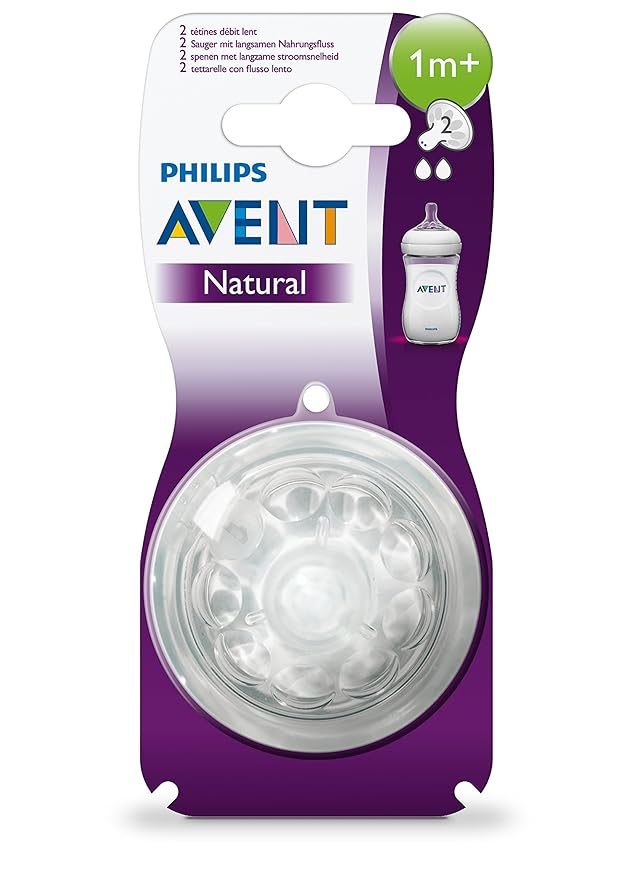 PHILIPS  AVENT SCF042/27 TEAT NATURAL SLOW FLOW