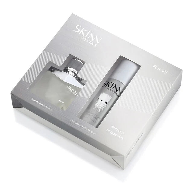 SKIN BY TITAN  CLASSIC COFFERET (RAW EDP,RAW DEO)  50ML-75ML