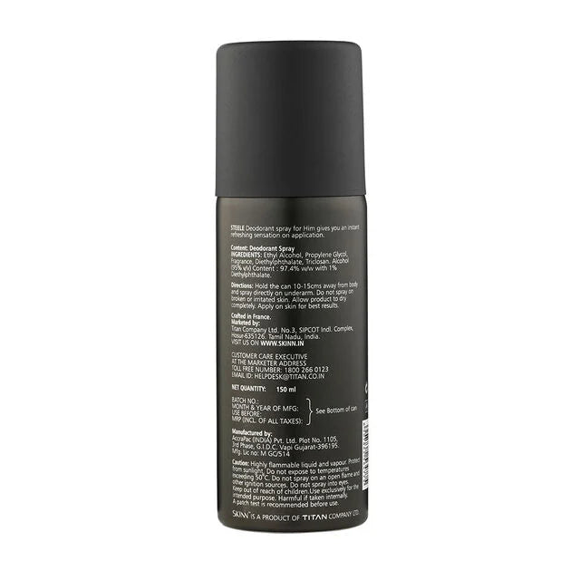 SKIN BY TITAN  DEO STEELE  150 ML